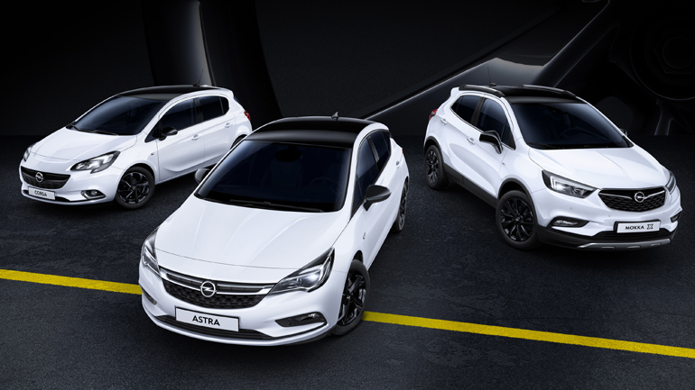 Με διχρωμία τα Opel Corsa, Astra και Mokka X